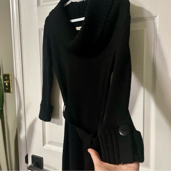 Forever 21 Beautiful Sweater Dress with Cowl Neck and Tie Belt - Picture 5 of 7